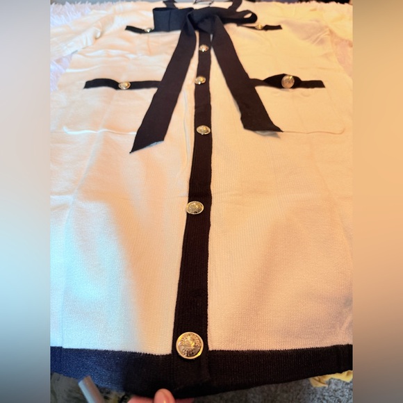 MEROKEETY Women’s White Dress NWT Size XL Soft Stretch Casual Midi NWT - Picture 3 of 9